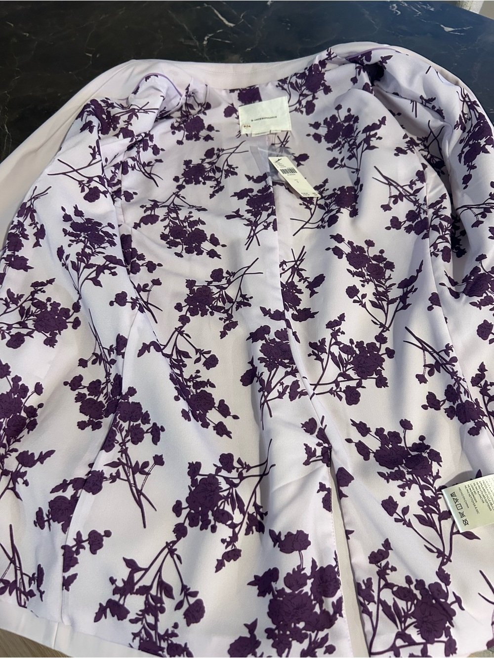 Anthropologie Faux Leather Blazer in Lavender
New With Tags - Picture 5 of 7